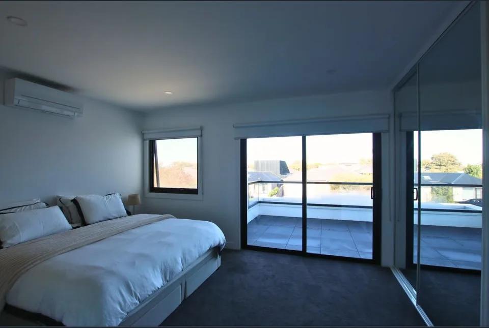 Property photo before and after AI Color Normalisation with corrected white balance before